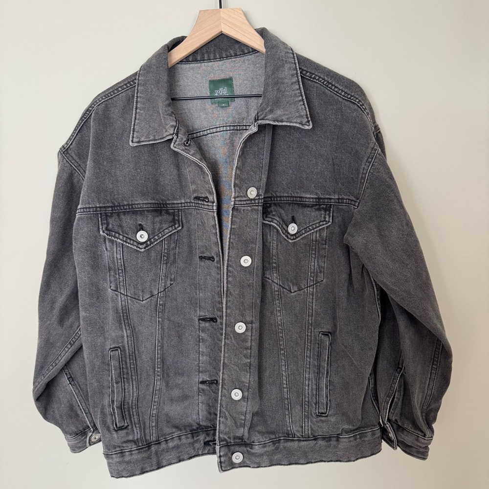 Wild Fable Women's Black Jean Jacket